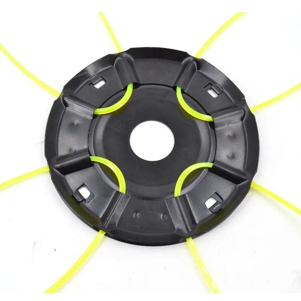 Planet Gates 1pc Steel Lawn Mower Head Free 4 Lines Replacement Gasoline/Lithium Grass Trimmer Head Removal Of Garden Weed Brushcutter Part