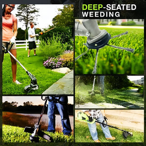 Planet Gates 1pc Steel Wire Grass Trimmer Heads Rounded Edge Weed Trimmer, Cutting Electric Weedeater, Lightweight Grass Trimmer Edger Lawn Tool For Yard And Garden (3/6 Cutter Heads)