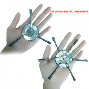 Planet Gates 1pc Steel Wire Grass Trimmer Heads Rounded Edge Weed Trimmer, Cutting Electric Weedeater, Lightweight Grass Trimmer Edger Lawn Tool For Yard And Garden (3/6 Cutter Heads)