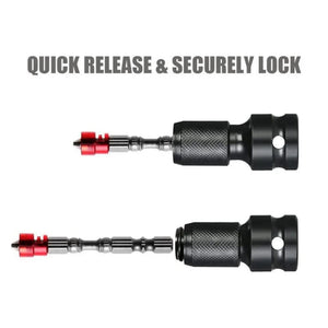 Planet Gates 1PC STONEGO 1PC 1/2 inch Square Drive to 1/4 inch Hex Socket Adapter Converter Chuck Adapter for Impact Air and Electric Wrench