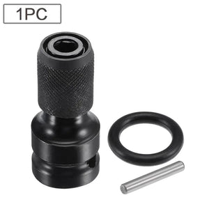 Planet Gates 1PC STONEGO 1PC 1/2 inch Square Drive to 1/4 inch Hex Socket Adapter Converter Chuck Adapter for Impact Air and Electric Wrench