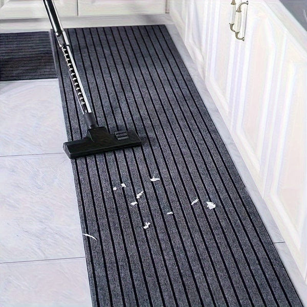 Planet Gates 1pc Striped Door Mat, Water-absorbing Bath Pad, Anti-skid Oil-proof Waterproof Living Room Rug, Washable Carpet, For Living Room Bedroom Bathroom Home Decor Indoor Decor Room Supplies Entrance