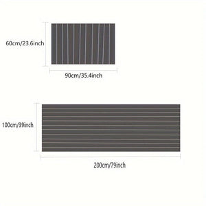 Planet Gates 1pc Striped Door Mat, Water-absorbing Bath Pad, Anti-skid Oil-proof Waterproof Living Room Rug, Washable Carpet, For Living Room Bedroom Bathroom Home Decor Indoor Decor Room Supplies Entrance