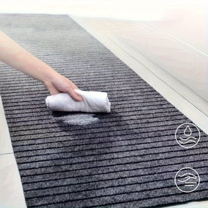 Planet Gates 1pc Striped Door Mat, Water-absorbing Bath Pad, Anti-skid Oil-proof Waterproof Living Room Rug, Washable Carpet, For Living Room Bedroom Bathroom Home Decor Indoor Decor Room Supplies Entrance