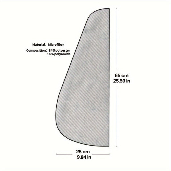 Planet Gates 1pc Striped Fast-Absorbent Hair Towel Wrap, Comfortable Quick-Drying Hair Turban, Soft Hair Drying Towel, Premium Head Towel Wrap, Bathroom Supplies, Home Supplies