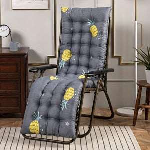 Planet Gates 1pc Sun Lounger Cushion High-Backed Cushion Sunbed Garden Recliner Replacement Anti Slip Pad Yard Patio Home Decor