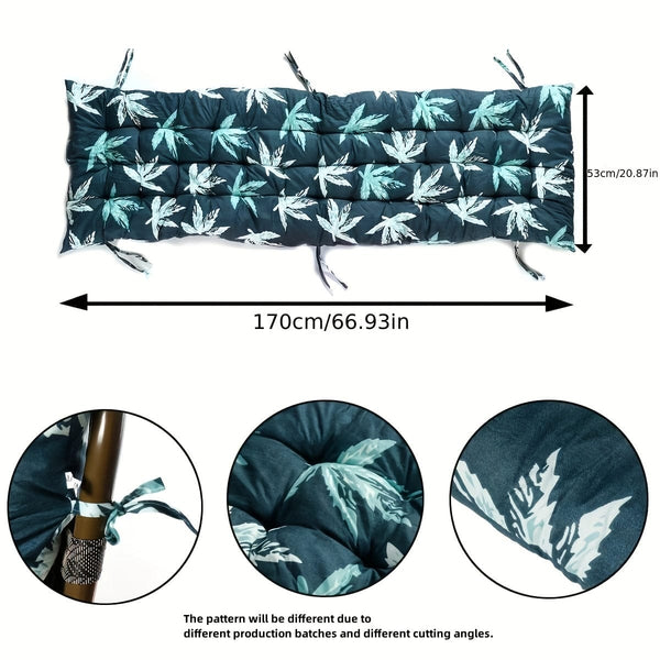 Planet Gates 1pc Sun Lounger Cushion High-Backed Cushion Sunbed Garden Recliner Replacement Anti Slip Pad Yard Patio Home Decor