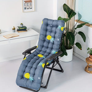 Planet Gates 1pc Sun Lounger Cushion High-Backed Cushion Sunbed Garden Recliner Replacement Anti Slip Pad Yard Patio Home Decor