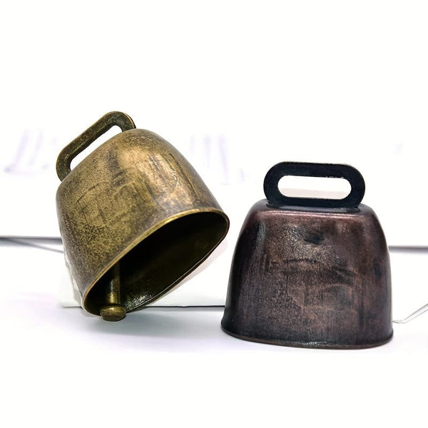 Planet Gates 1pc Super Loud Cow Bell, Sheep Bell, Pet Anti Loss DIY Bell, Wind Bell Pendant, Vintage Metal Cow Bell, Cattle, Horse, Sheep Grazing Bell, Farm Animal Anti Loss Bell, Loud And Crisp Dissemination DIY Accessories