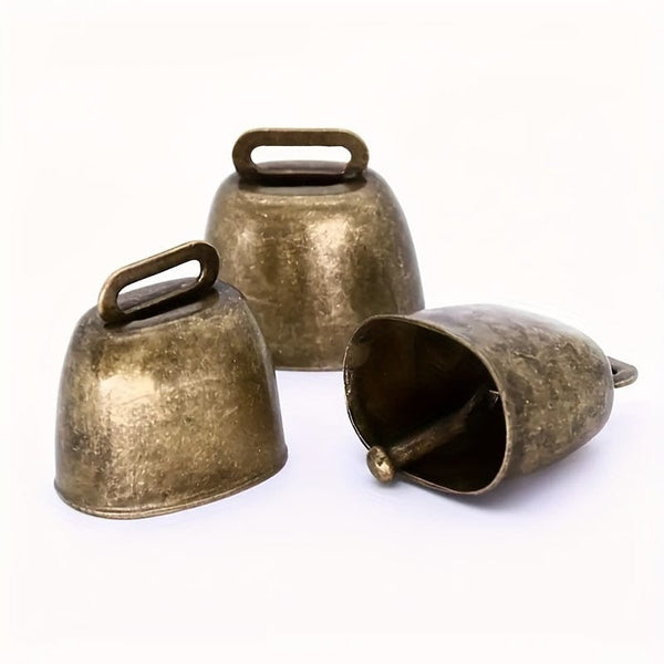 Planet Gates 1pc Super Loud Cow Bell, Sheep Bell, Pet Anti Loss DIY Bell, Wind Bell Pendant, Vintage Metal Cow Bell, Cattle, Horse, Sheep Grazing Bell, Farm Animal Anti Loss Bell, Loud And Crisp Dissemination DIY Accessories