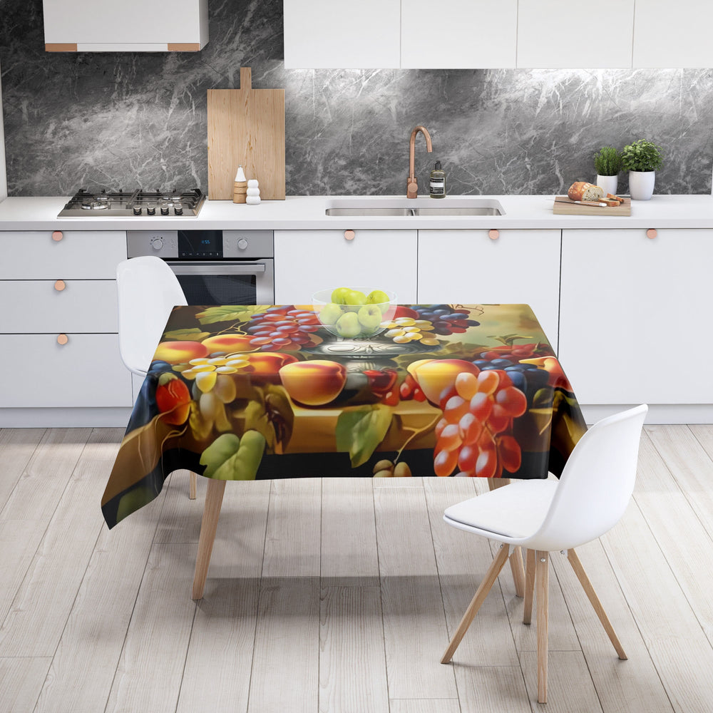 Planet Gates 1pc Table Cloth, Stain Resistant And Washable Tablecloth, Waterproof And Oil-proof Table Cover, For Picnics, Camping, Weddings, Birthday Parties, Christmas Restaurants, And Buffets, Home Decoration