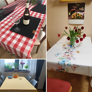 Planet Gates 1pc Table Cloth, Stain Resistant And Washable Tablecloth, Waterproof And Oil-proof Table Cover, For Picnics, Camping, Weddings, Birthday Parties, Christmas Restaurants, And Buffets, Home Decoration