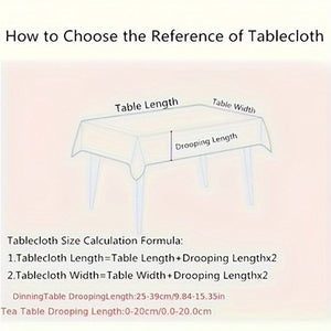 Planet Gates 1pc Table Cloth, Stain Resistant And Washable Tablecloth, Waterproof And Oil-proof Table Cover, For Picnics, Camping, Weddings, Birthday Parties, Christmas Restaurants, And Buffets, Home Decoration