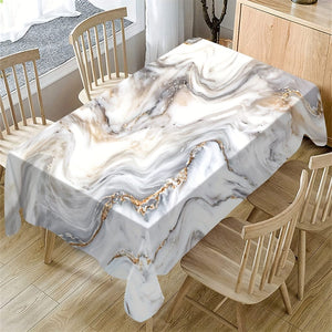 Planet Gates 1pc tablecloth, waterproof and oil-proof rectangular table coffee table cloth, table cover, machine made, wedding table decoration, home decoration, for picnic, camping, wedding, birthday party