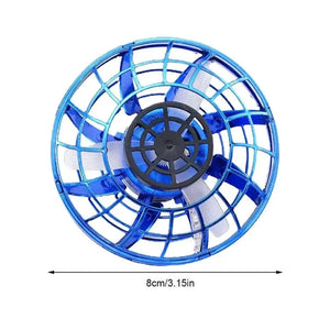 Planet Gates 1pc Teenager Flying Spinner UFO Boomerang Mini Drone Magic Levitation Light-emitting Gyroscope Induction Decompression Toys