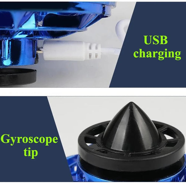 Planet Gates 1pc Teenager Flying Spinner UFO Boomerang Mini Drone Magic Levitation Light-emitting Gyroscope Induction Decompression Toys