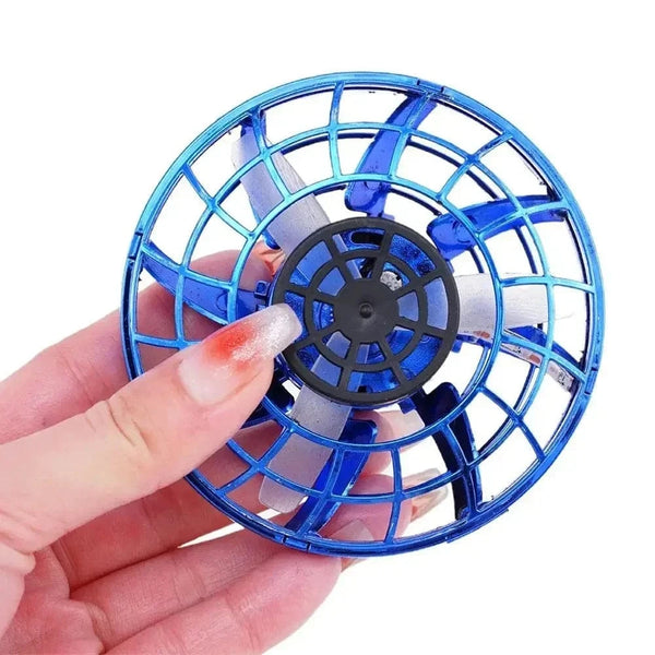 Planet Gates 1pc Teenager Flying Spinner UFO Boomerang Mini Drone Magic Levitation Light-emitting Gyroscope Induction Decompression Toys