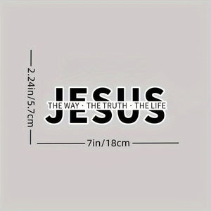 Planet Gates 1pc The Truth Christian Vinyl Stickers Car Stickers Truck Laptop Motorcycle Skateboard Window Bumper Stickers