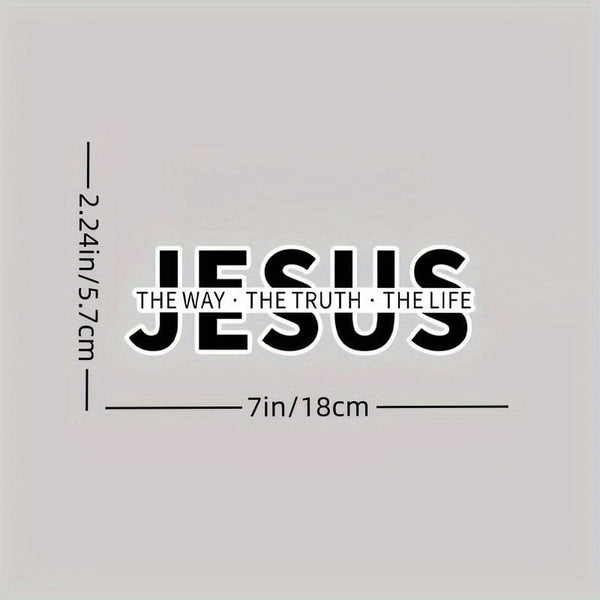 Planet Gates 1pc The Truth Christian Vinyl Stickers Car Stickers Truck Laptop Motorcycle Skateboard Window Bumper Stickers