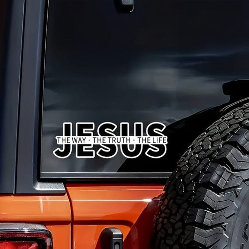 Planet Gates 1pc The Truth Christian Vinyl Stickers Car Stickers Truck Laptop Motorcycle Skateboard Window Bumper Stickers