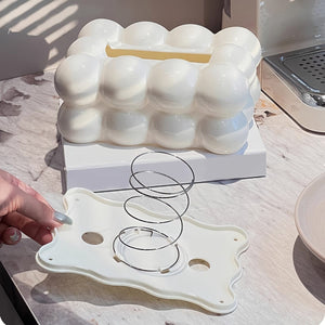 Planet Gates 1pc, Tissue Box Holder, Desktop Tissue Holder, Tissue Box Cover, Cloud Shaped Tissue Box, Decorative Tissue Holder, Creative Tissue Box For Home Kitchen Bedroom Living Room Dining Room, Plastic Home Storage Box