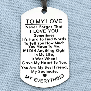 Planet Gates 1pc To My Love Keychain Gift For Husband Wife Anniversary Valentines Birthday Boyfriend Girlfriend Jewelry For Him Her Women Men