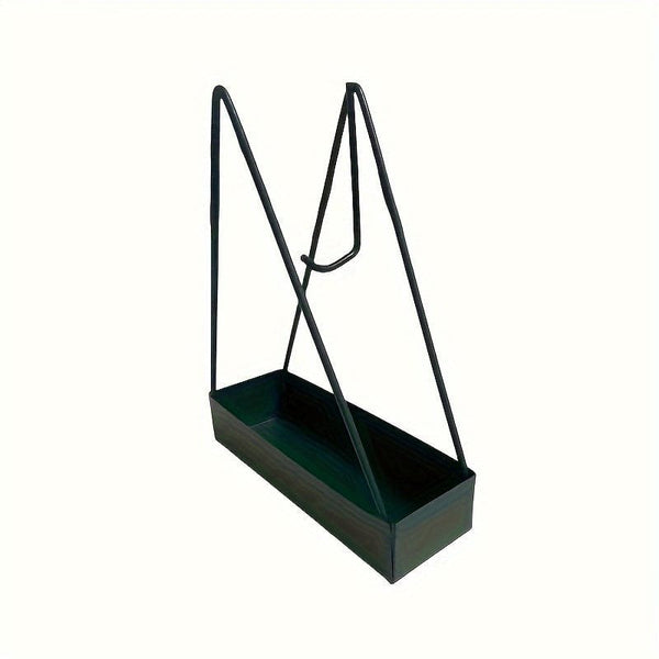 Planet Gates 1pc Triangular Mosquito Coil Holder, Minimalist Home Decor, Creative Triangular Iron Mosquito Coil Holder, Fireproof Sandalwood Ashtray For Home Office Hotel Use