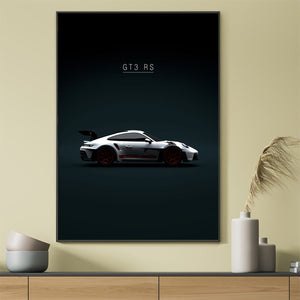 Planet Gates 1pc Unframed Canvas Poster, Modern Art, GT3 RS Car Poster, For Bedroom Living Room Corridor, Wall Art, Wall Decor, Winter Decor, Room Decoration