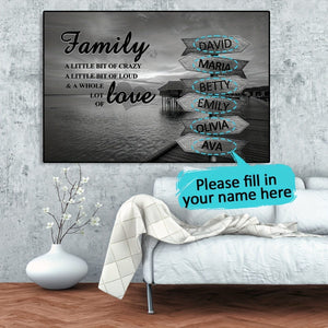 Planet Gates 1pc Unframed Personalized Family Names Canvas Poster Wall Art, Custom Name Street Sign Poster For Home Decor, Canvas Prints For Living Room Bedroom Kitchen Decor, Perfect Gift And Decoration