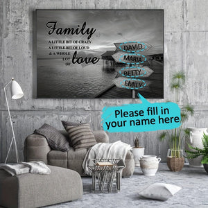 Planet Gates 1pc Unframed Personalized Family Names Canvas Poster Wall Art, Custom Name Street Sign Poster For Home Decor, Canvas Prints For Living Room Bedroom Kitchen Decor, Perfect Gift And Decoration