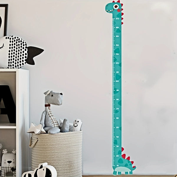 Planet Gates 1pc Unicorn Giraffe Dinosaur Height Wall Sticker - Creative Cartoon Measuring Height Sticker For Room And Home Decor - Self-Adhesive And Removable