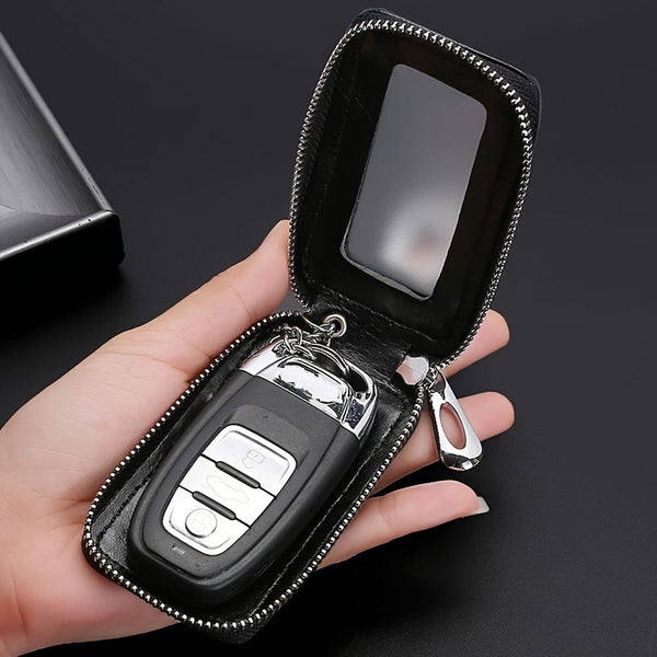 Planet Gates 1pc Universal Car Key Fob Case, Car Smart Key Fob Holder For Remote Key Fob, There Are Four Colors Available Key Holder, Burgundy, Black, Blue, Brown