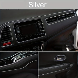 Planet Gates 1pc Universal Car Mold Decoration Flexible Strip 16ft/ 5m PVC With Interior Car Decoration Strip Dashboard Door Car Styling