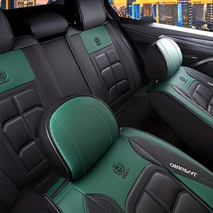 Planet Gates 1pc Universal Car Seat Covers PU Leather Seat Covers Cushion Car Seat Protector Mat For Sedan SUV Car Accessories (Only 1 Front Seat Cover)