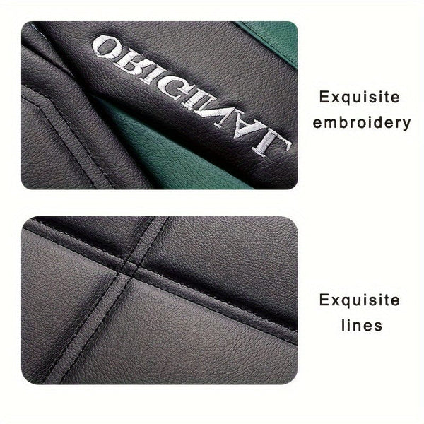 Planet Gates 1pc Universal Car Seat Covers PU Leather Seat Covers Cushion Car Seat Protector Mat For Sedan SUV Car Accessories (Only 1 Front Seat Cover)