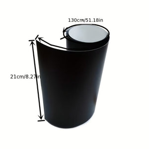 Planet Gates 1pc Universal Front And Rear Windshields With Black Sun Blocking Car Stickers, Sun Blocking And Harsh Wind Blocking Stickers, Car Stickers