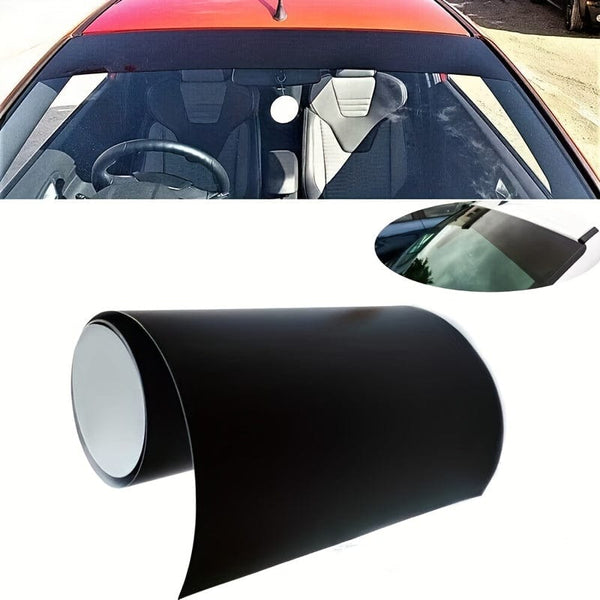 Planet Gates 1pc Universal Front And Rear Windshields With Black Sun Blocking Car Stickers, Sun Blocking And Harsh Wind Blocking Stickers, Car Stickers