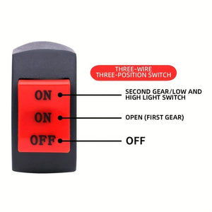 Planet Gates 1pc Universal Motorcycle Handlebar Switch 2.54cm2.54 / 2.54cm2 On/Off Button Connector For Scooter Motocross ATV 12V Headlight Switch Motorcycle Accessories