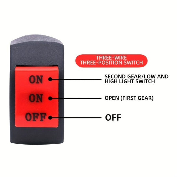 Planet Gates 1pc Universal Motorcycle Handlebar Switch 2.54cm2.54 / 2.54cm2 On/Off Button Connector For Scooter Motocross ATV 12V Headlight Switch Motorcycle Accessories