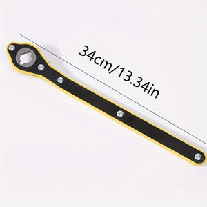 Planet Gates 1pc Upgrade Your Car Repair Toolkit With This Universal Jack Ratchet Wrench - Labor-Saving & Dual Purpose
