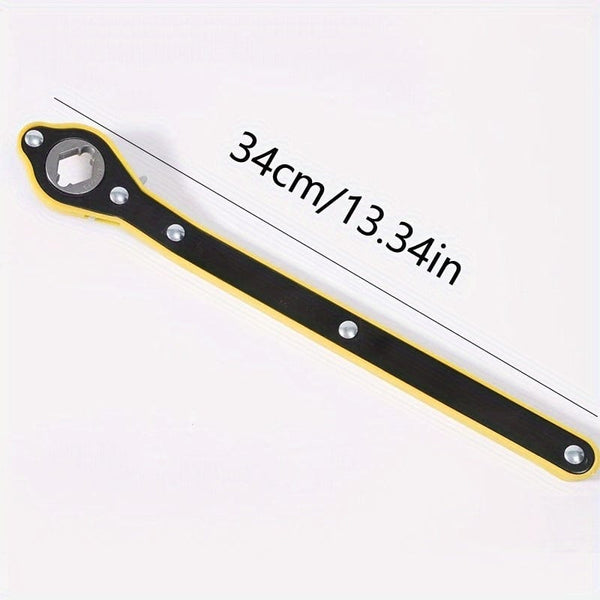 Planet Gates 1pc Upgrade Your Car Repair Toolkit With This Universal Jack Ratchet Wrench - Labor-Saving & Dual Purpose