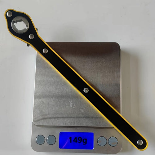Planet Gates 1pc Upgrade Your Car Repair Toolkit With This Universal Jack Ratchet Wrench - Labor-Saving & Dual Purpose