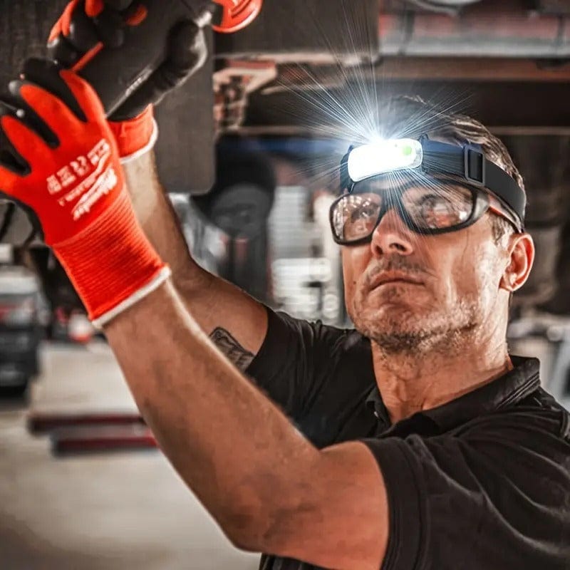 Planet Gates 1pc Upgraded Version Rechargeable Mini Headlamp USB Outdoor Fishing Lights Waterproof Camping Lamp Work Light