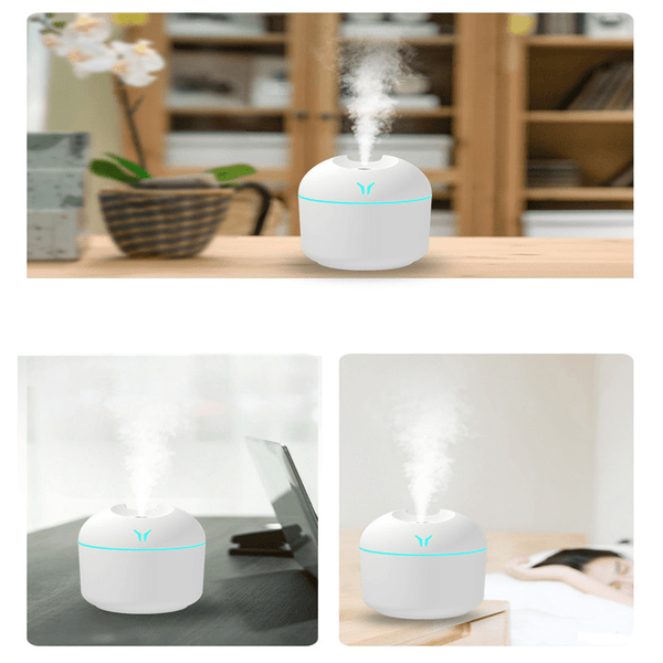 Planet Gates 1pc USB colorful humidifier, Cute Cool Mist Humidifier with LED Light - Refreshes Room, Plants, and Car - Perfect for Home, Office, and School - Great Gift for Holidays and Back to School