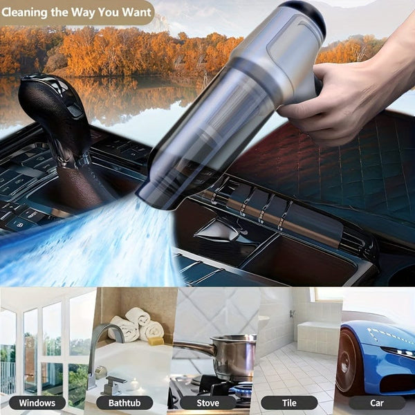 Planet Gates 1pc Vacuum Cleaner, High Suction Handheld Wireless VacuumCleaner, Compressed Air Dust Collector For Office KeyboardCleaner, Car Mini Vacuum Cleaner