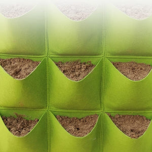 Planet Gates 1pc Vertical Wall Garden Planter, Wall Hanging Planting Plant Grow Bags For Garden Indoor Outdoor Green