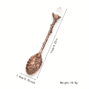 Planet Gates 1pc Vintage Style Coffee Spoon, Dessert Spoon, Ice Cream Spoon