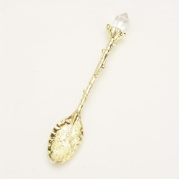 Planet Gates 1pc Vintage Style Coffee Spoon, Dessert Spoon, Ice Cream Spoon