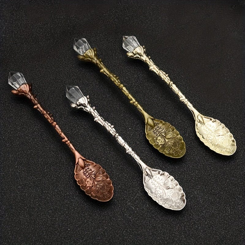 Planet Gates 1pc Vintage Style Coffee Spoon, Dessert Spoon, Ice Cream Spoon