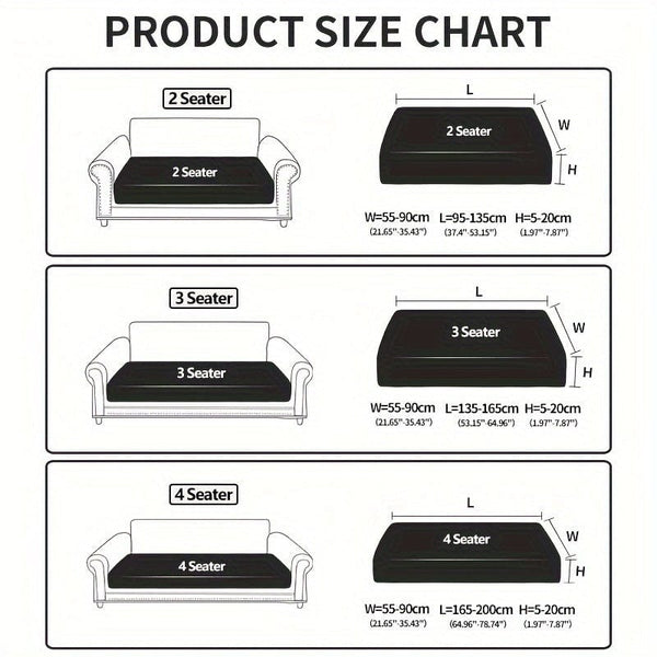 Planet Gates 1pc Waterproof Elastic Four Seasons Universal Stretch Sofa Cover, Simple Modern Style Non-slip Sofa Slipcover, Living Room Sofa Protector Couch Cover Suitable For Office Home Decor